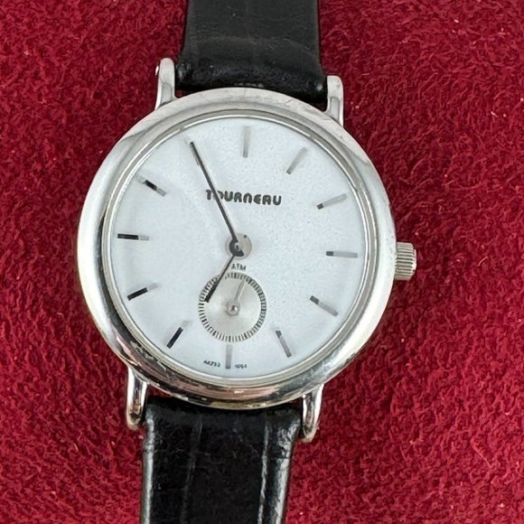 Vintage Tourneau Watch Swiss Made Sapphire Crystal All Stainless Steel Case - Picture 1 of 10